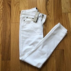 White Denim Skinny Jeans
